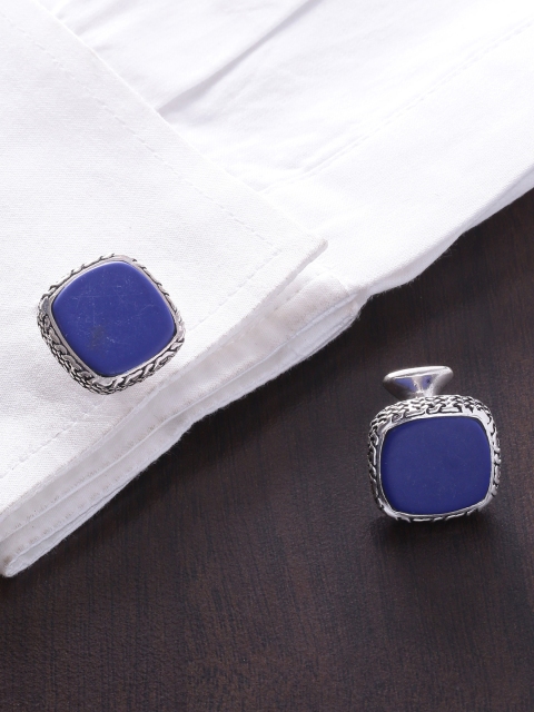 

Dare by Voylla Blue Square Cufflinks
