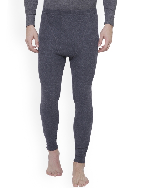 

BODYCARE INSIDER Men Charcoal Solid Thermal Bottoms