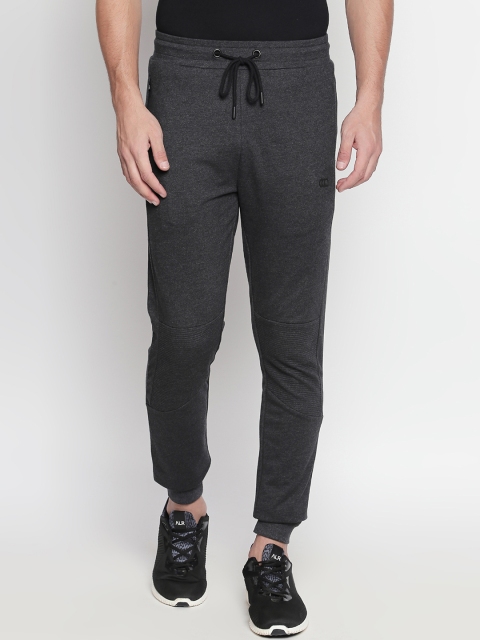 

Ajile by Pantaloons Men Charcoal Grey Solid Straight-Fit Joggers