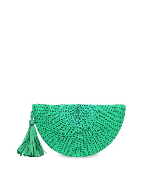 

Diwaah Green Textured Clutch