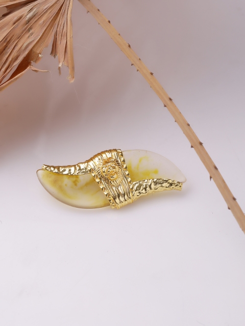 

Dare by Voylla Men Gold-Plated Handcrafted Pendant
