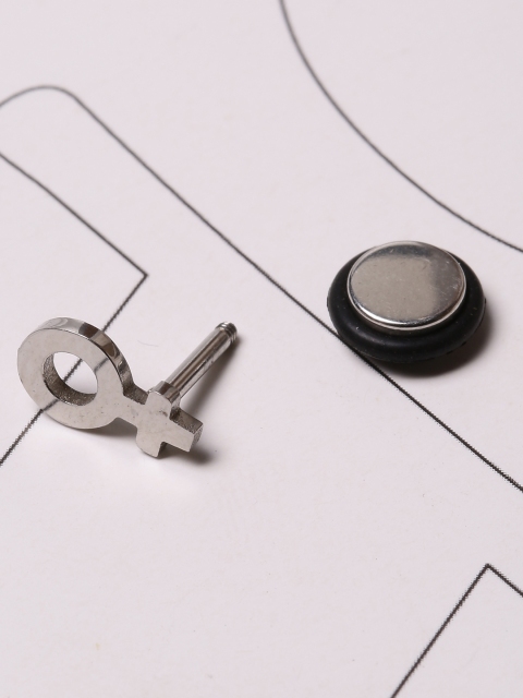 

Dare by Voylla Silver-Plated Handcrafted Quirky Studs