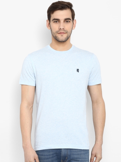 

Red Tape Men Blue Solid Round Neck T-shirt