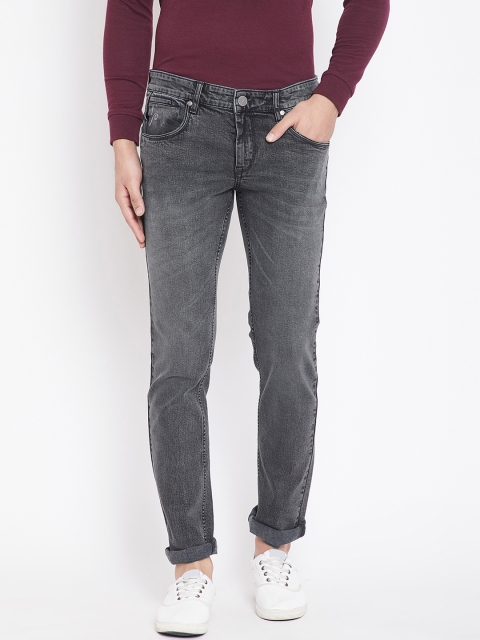 

Canary London Men Grey Slim Fit Low-Rise Clean Look Stretchable Jeans