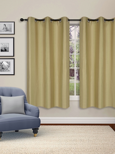 

Deco Window Green Single Window Curtain