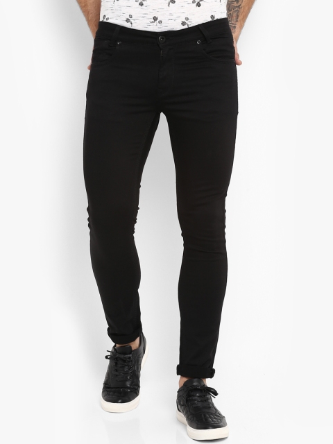 

Mufti Men Black Regular Fit Mid-Rise Clean Look Stretchable Jeans