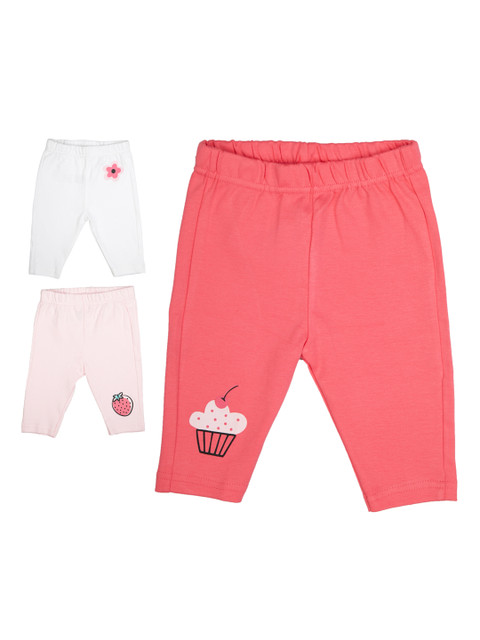 

MeeMee Girls Pack of 3 Leggings, Pink