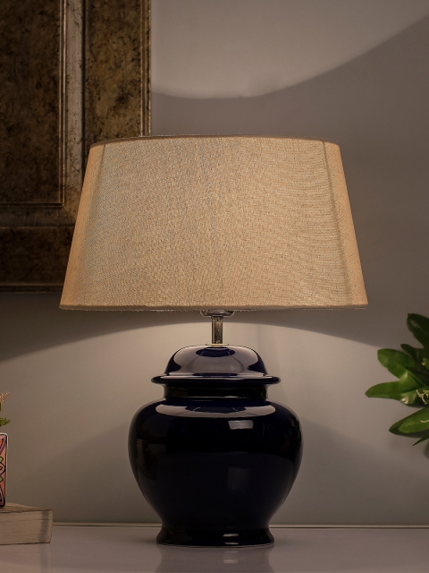 

Homesake White Solid Handcrafted Table Lamp with Shade