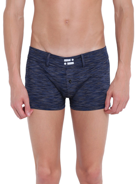 

La Intimo Men Navy Blue Printed Trunks LITR007NB0