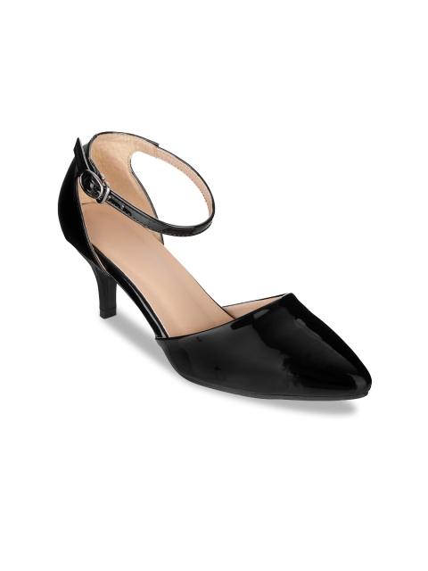 

Sherrif Shoes Women Black Solid Pumps