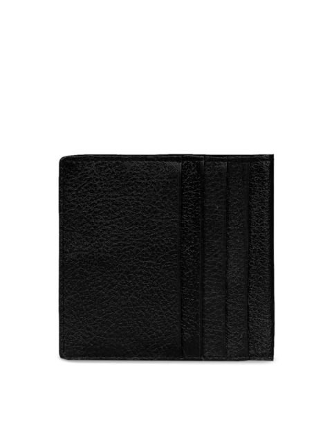 

SCHARF Men Black Textured Leather Card Holder