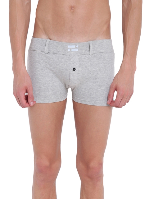 

La Intimo Men Grey Solid Trunks LITR007GM0