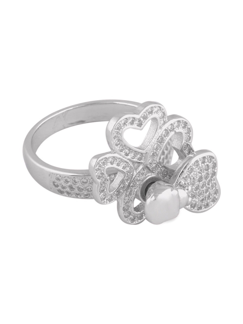 

shaze Women Silver-Plated Finger Ring
