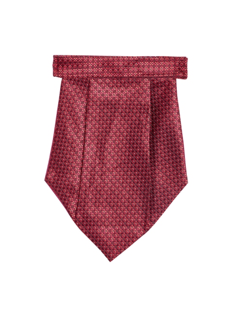 

Alvaro Castagnino Men Maroon Woven Design Cravat