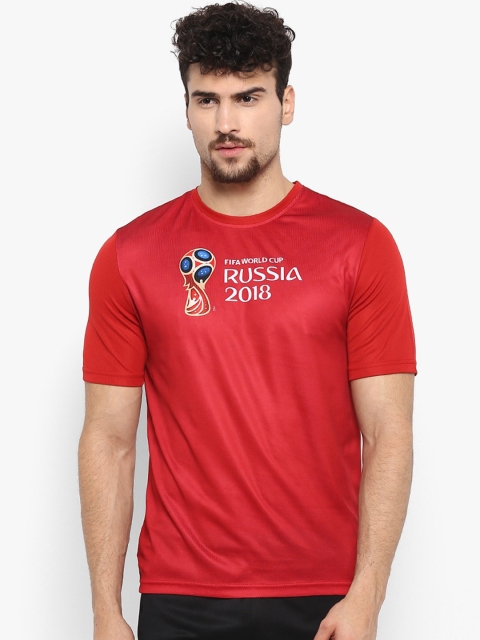 

FIFA U-17 WC Men Red Printed Round Neck T-shirt