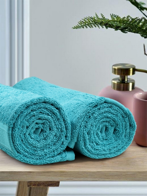 

Bombay Dyeing Set Of 2 Bath Towels, Turquoise blue