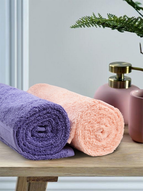 

Bombay Dyeing Set Of 2 Bath Towels, Purple