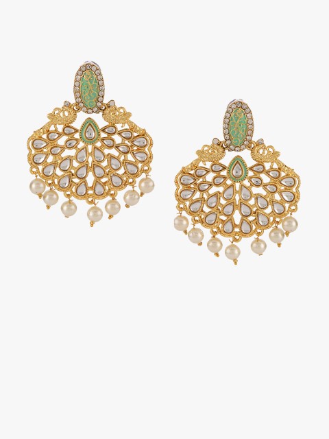

Peora 18K Gold-Plated Crescent Shaped Drop Earrings