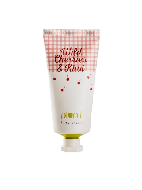 Plum Women Wild Cherries & Kiwi Sustainable Hand Cream 50 g, White