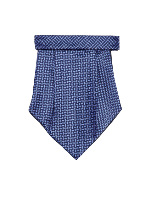 

Alvaro Castagnino Blue Woven Design Cravat
