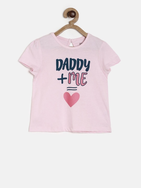 

MINI KLUB Girls Pink Printed Top