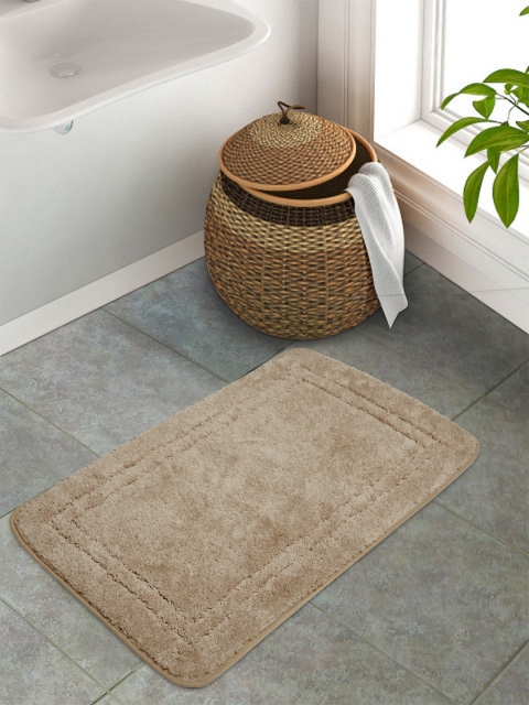 

Portico New York Beige Solid Rectangular Anti-Skid Floor Mat