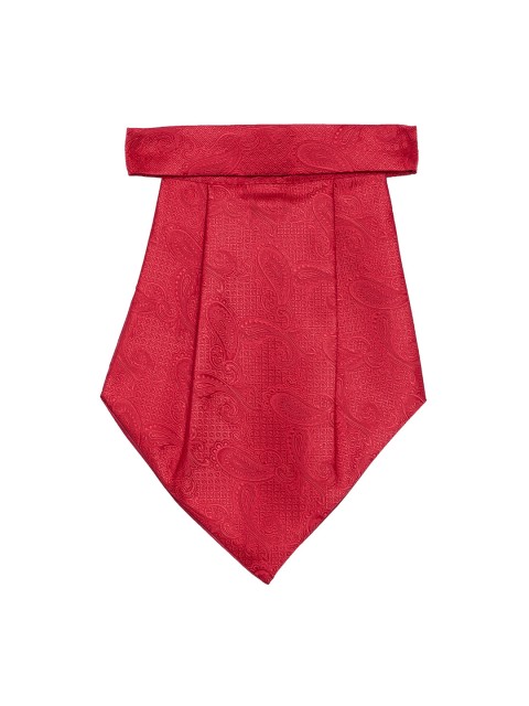

Alvaro Castagnino Red Woven Design Cravat