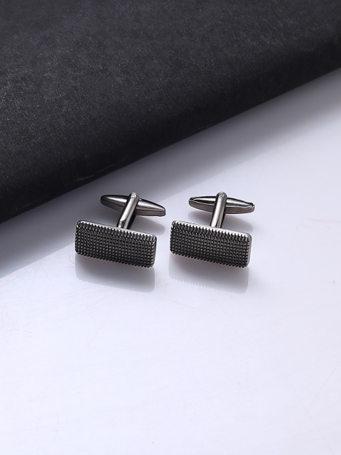 

Tistabene Black Round Cufflinks