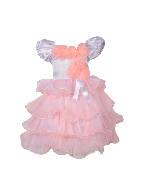 

Samsara Couture Girls White Solid Fit and Flare Dress