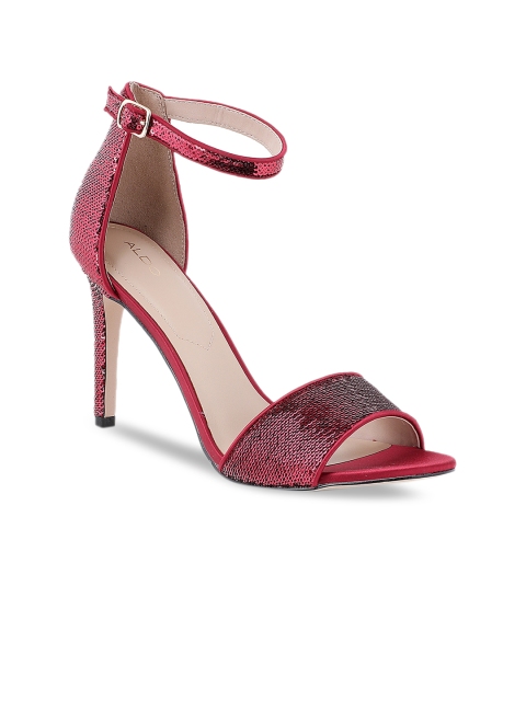 

ALDO Women Red Solid Heels
