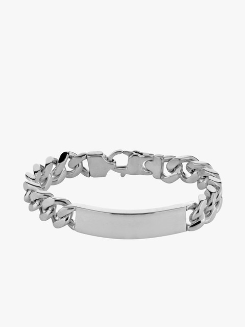 

Peora Men Silver-Plated Link Bracelet
