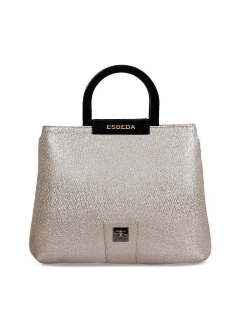 

ESBEDA Silver-Toned Solid Handheld Bag