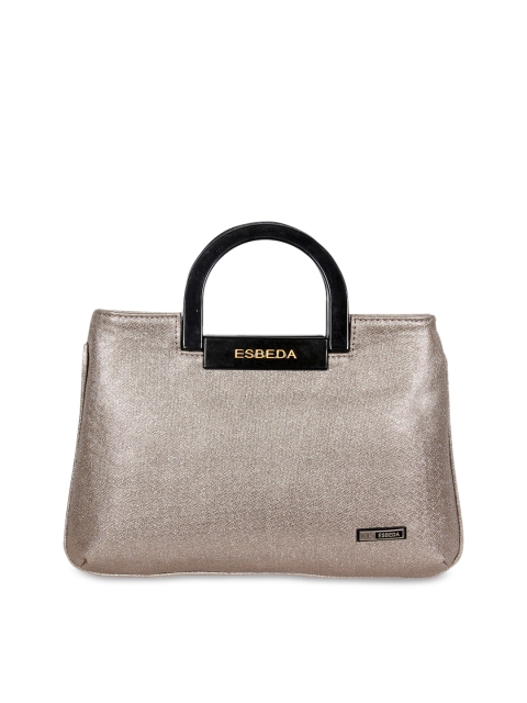 

ESBEDA Bronze-Toned Solid Handheld Bag