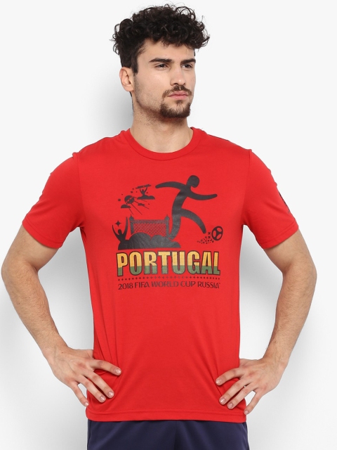 

FIFA U-17 WC Men Red Printed Round Neck T-shirt