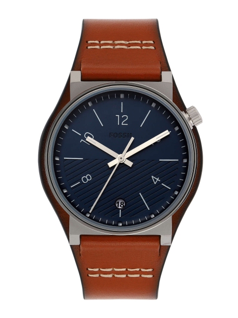 

Fossil Men Navy Blue Analogue Watch FS5524