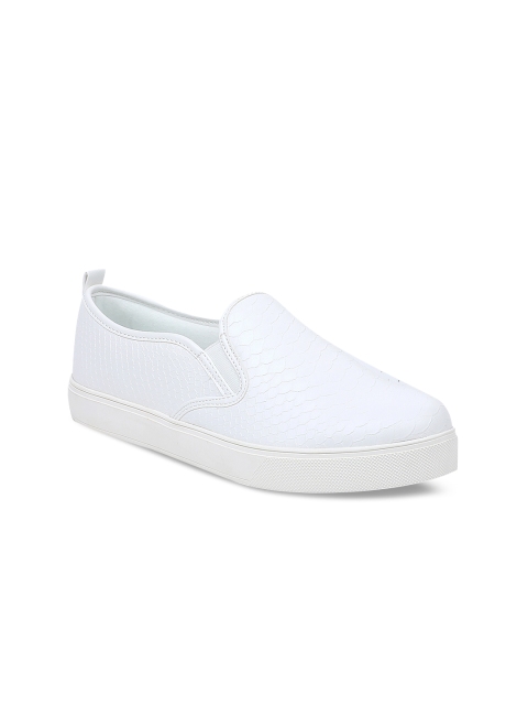 

ALDO Women White Slip-On Sneakers