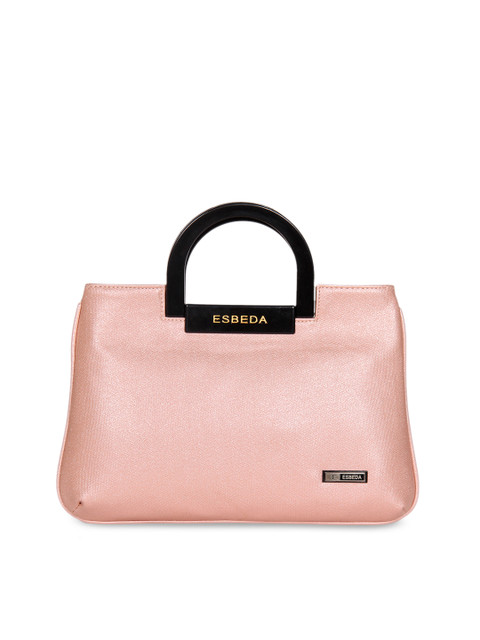

ESBEDA Pink Solid Handheld Bag