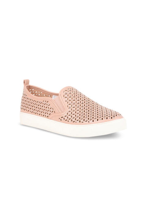 

ALDO Women Pink Slip-On Sneakers