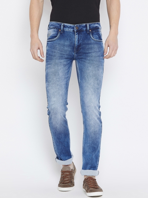 

Duke Men Blue Regular Fit Mid-Rise Clean Look Jeans