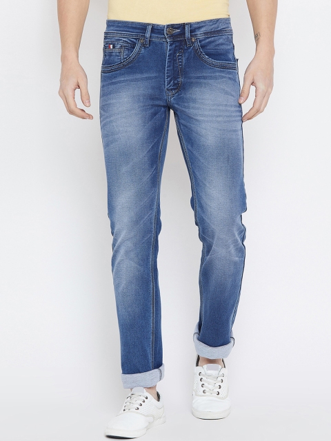 

Duke Men Blue Regular Fit Mid-Rise Clean Look Jeans