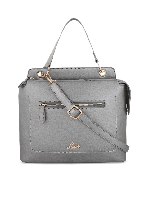 

Lavie Silver-Toned Solid Handheld Bag