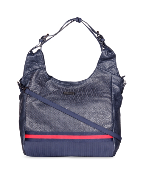 

ESBEDA Blue Solid Hobo Bag