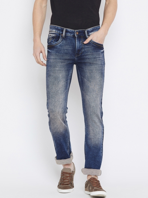 

Duke Men Blue Regular Fit Mid-Rise Clean Look Jeans
