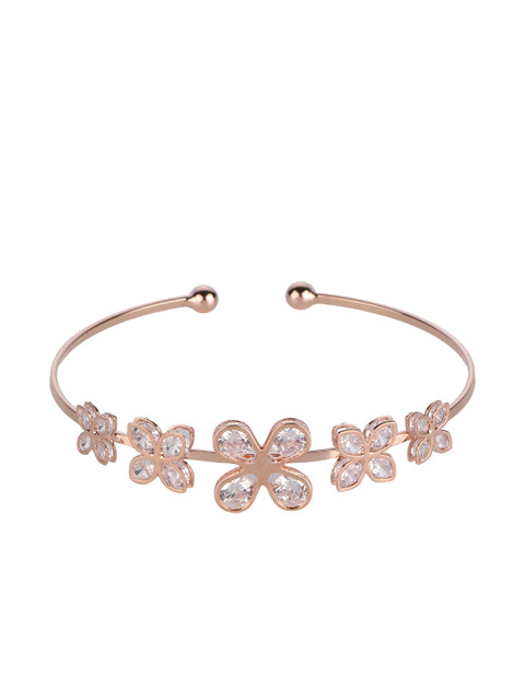 

Peora Rose Gold Alloy Rose Gold-Plated Cuff Bracelet