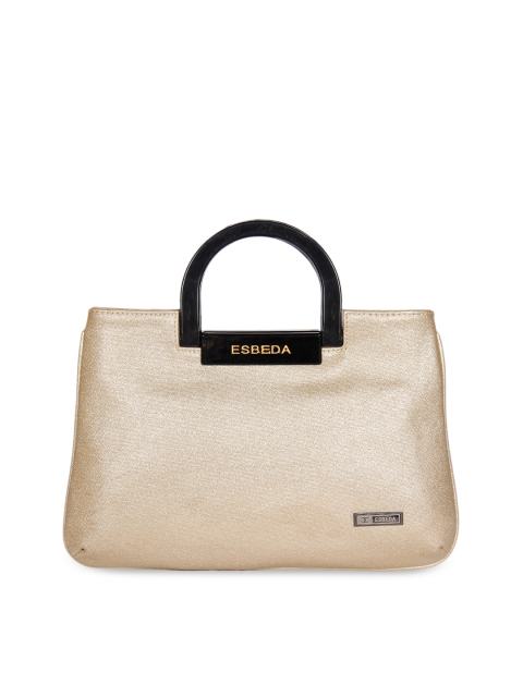

ESBEDA Cream-Coloured Solid Handheld Bag