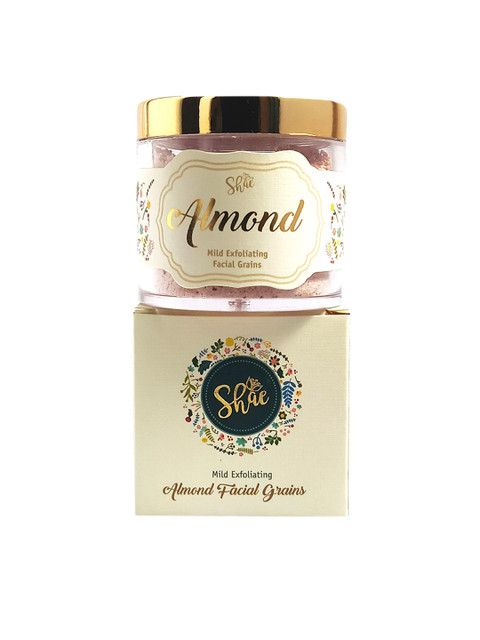 

Shae Almond Facial Grains Face Scrub 100gm, Pink