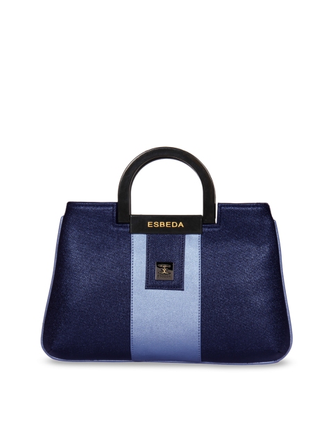 

ESBEDA Blue Solid Handheld Bag