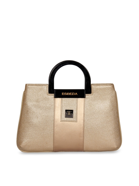 

ESBEDA Gold-Toned Solid Handheld Bag