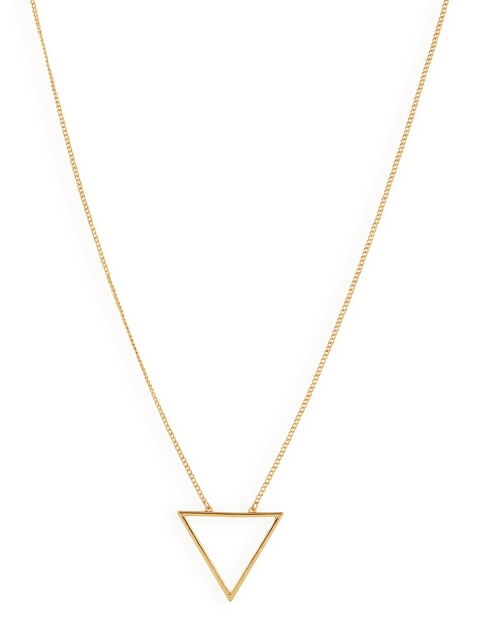 

ChicMela Women Gold-Toned Metal Handcrafted Necklace