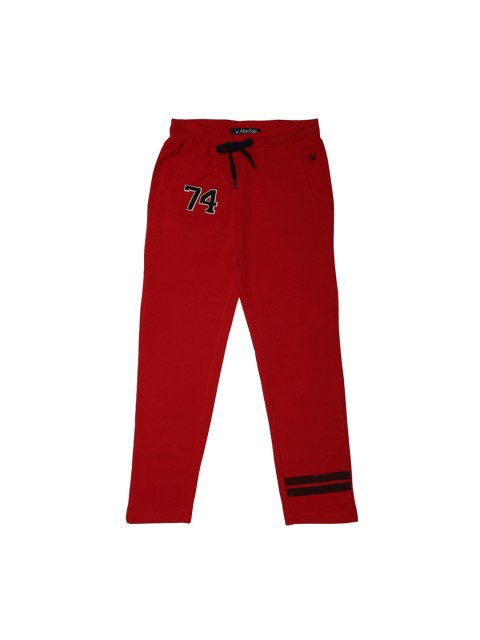 

Allen Solly Junior Boys Red Solid Straight-Fit Trackpant